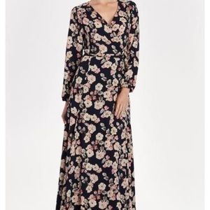 Evereve Navy Floral Dress